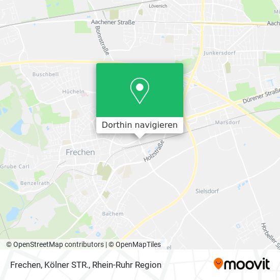 Frechen, Kölner STR. Karte
