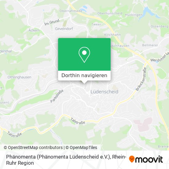 Phänomenta (Phänomenta Lüdenscheid e.V.) Karte