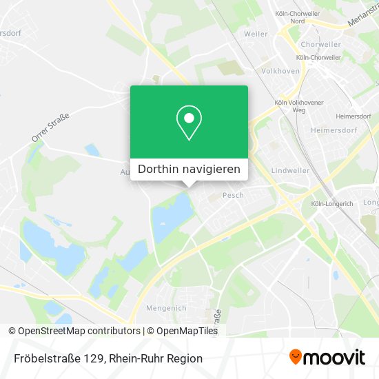 Fröbelstraße 129 Karte