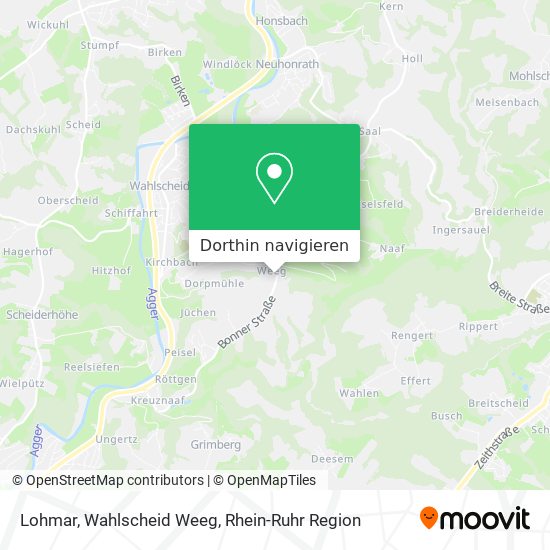 Lohmar, Wahlscheid Weeg Karte