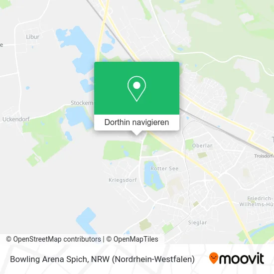 Bowling Arena Spich Karte