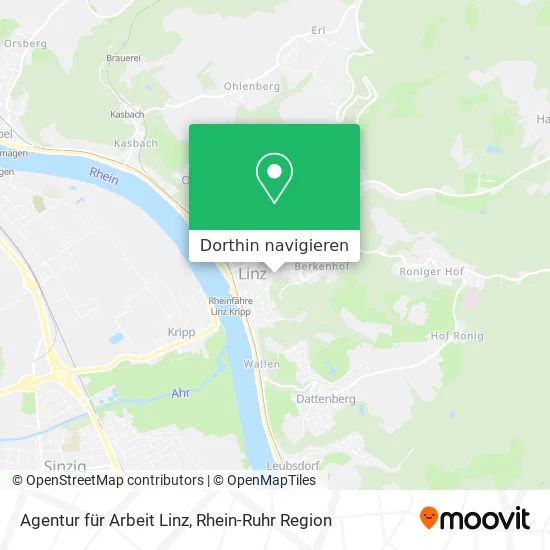 Agentur für Arbeit Linz Karte