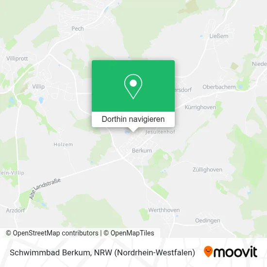 Schwimmbad Berkum Karte