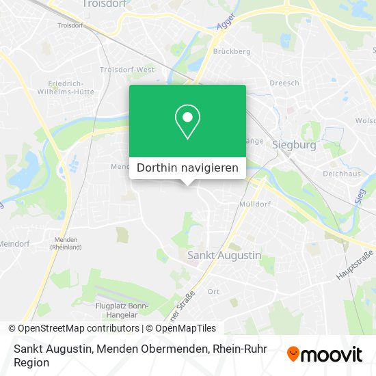 Sankt Augustin, Menden Obermenden Karte