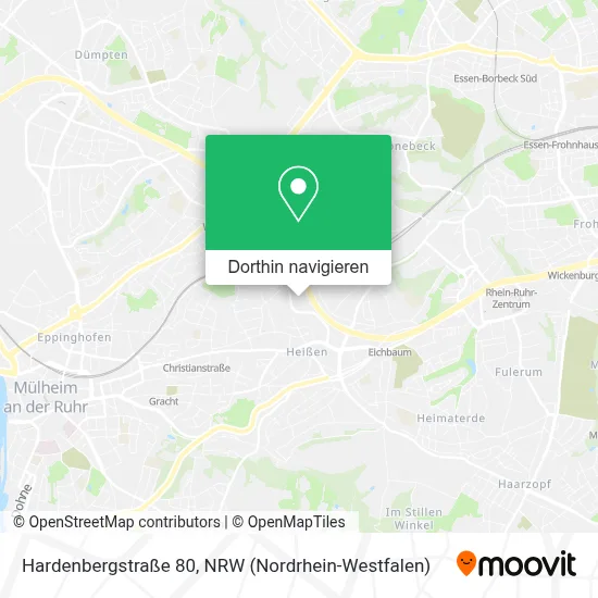 Hardenbergstraße 80 Karte