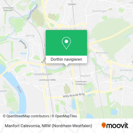 Manfort Calevornia Karte