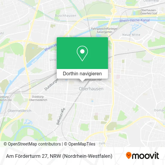 Am Förderturm 27 Karte