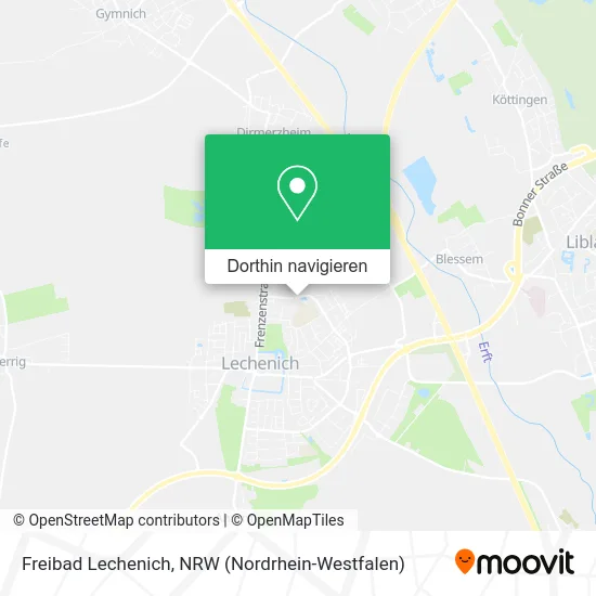 Freibad Lechenich Karte