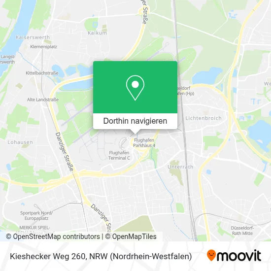 Kieshecker Weg 260 Karte