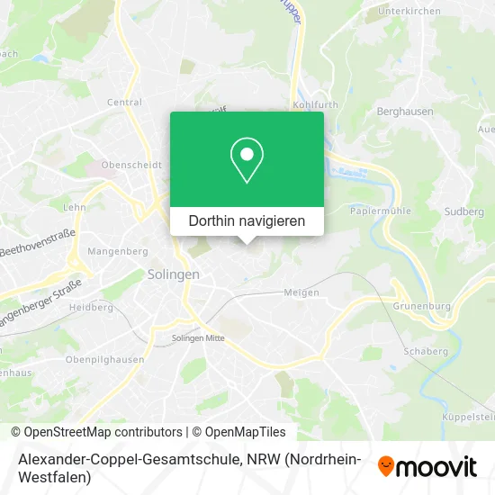 Alexander-Coppel-Gesamtschule Karte