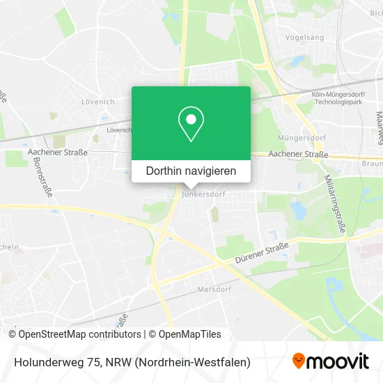 Holunderweg 75 Karte