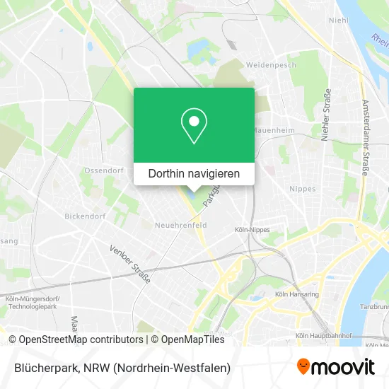 Blücherpark Karte