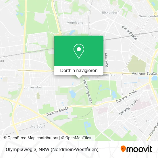 Olympiaweg 3 Karte