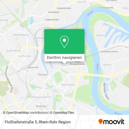 Floßhafenstraße 5 Karte