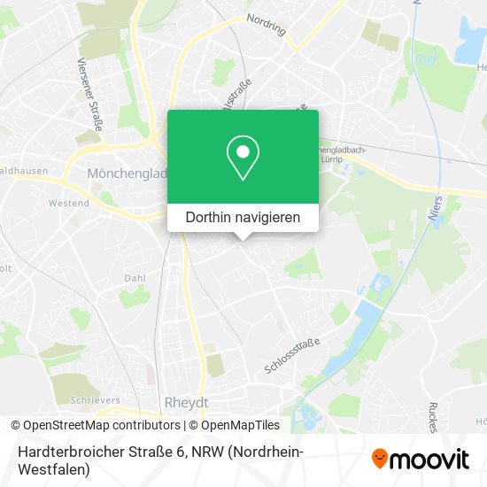 Hardterbroicher Straße 6 Karte