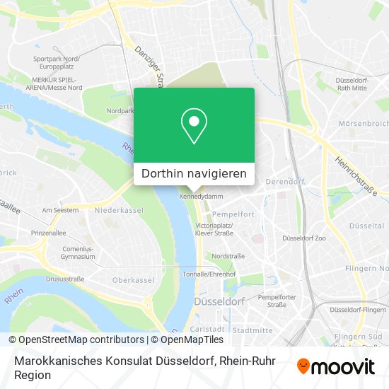 Marokkanisches Konsulat Düsseldorf Karte