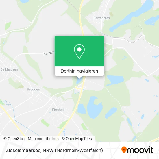 Zieselsmaarsee Karte