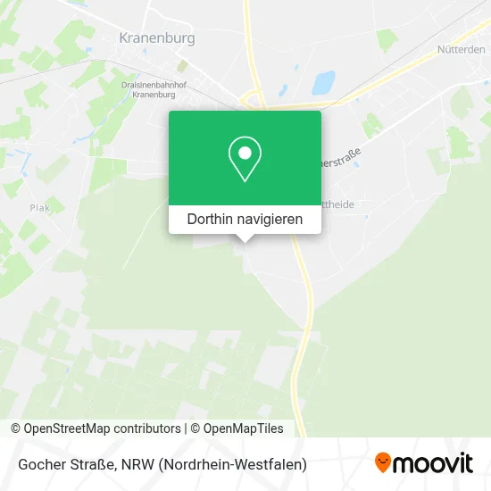 Gocher Straße Karte