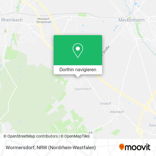 Wormersdorf Karte