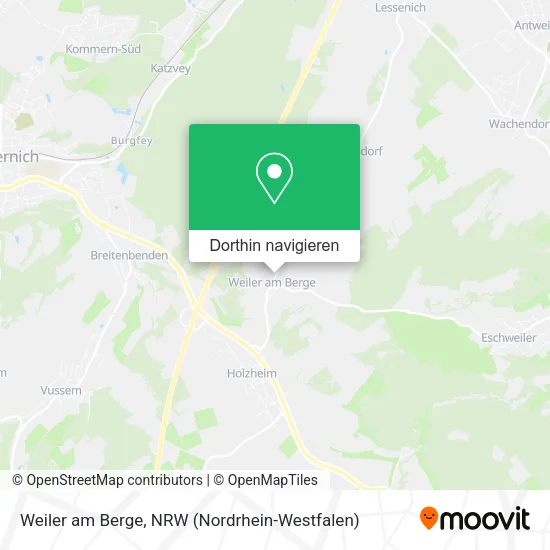 Weiler am Berge Karte
