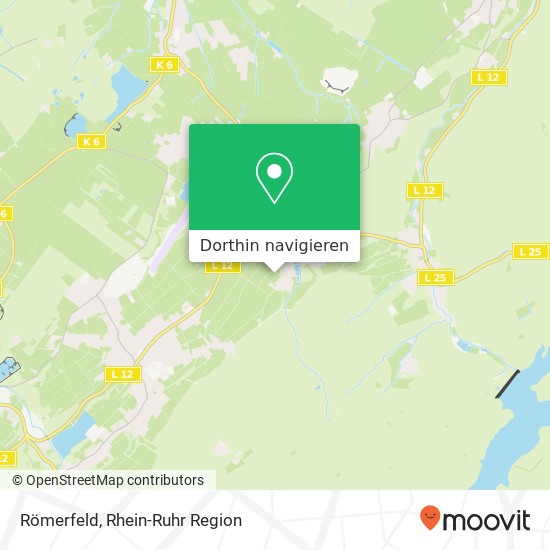 Römerfeld Karte