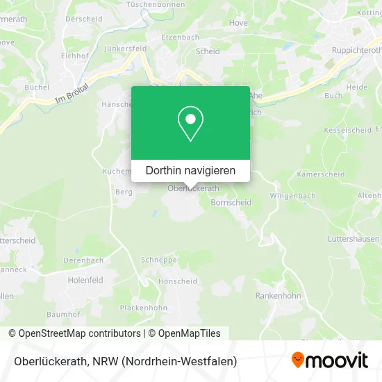 Oberlückerath Karte