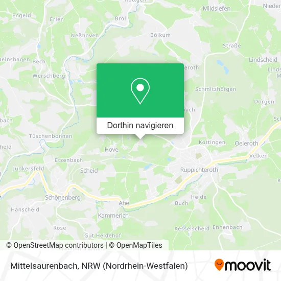 Mittelsaurenbach Karte