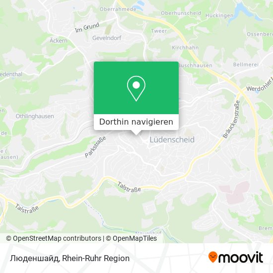 Люденшайд Karte