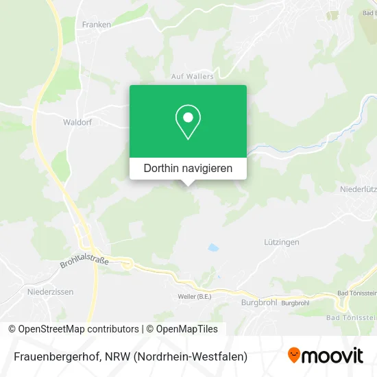 Frauenbergerhof Karte