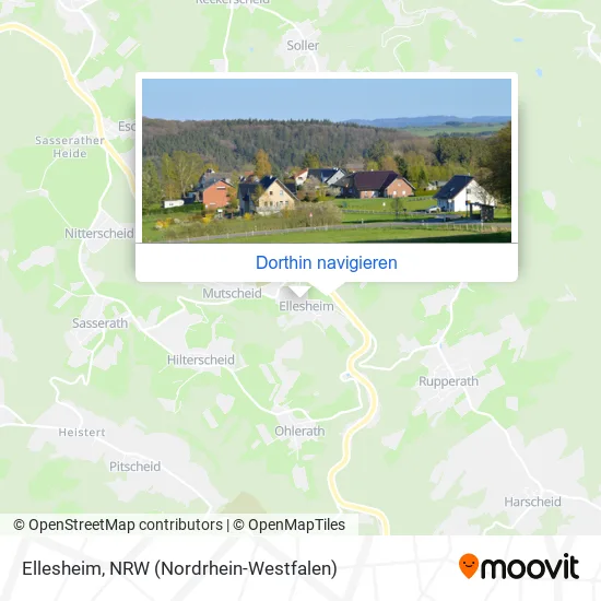 Ellesheim Karte