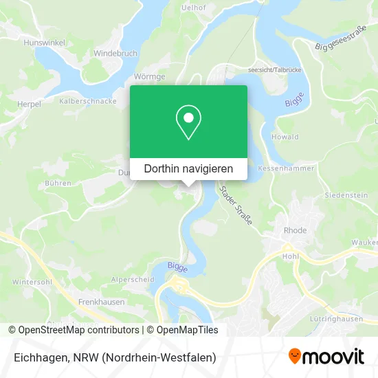 Eichhagen Karte