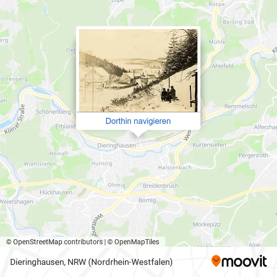 Dieringhausen Karte