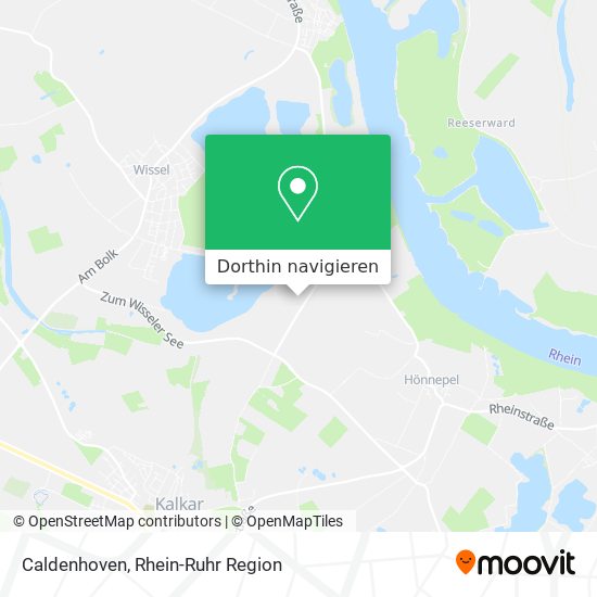 Caldenhoven Karte