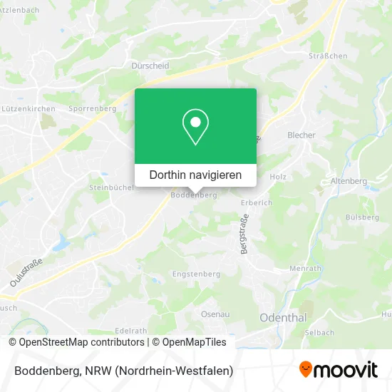 Boddenberg Karte