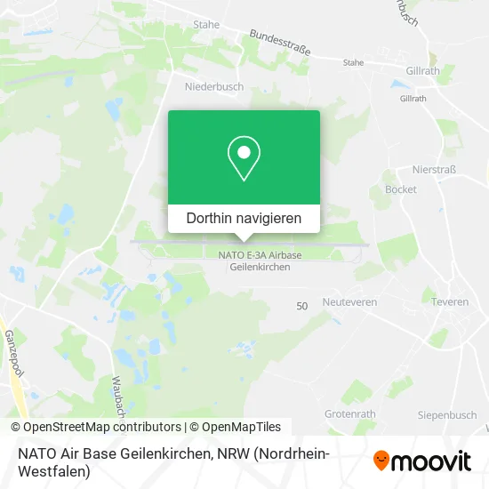 NATO Air Base Geilenkirchen Karte