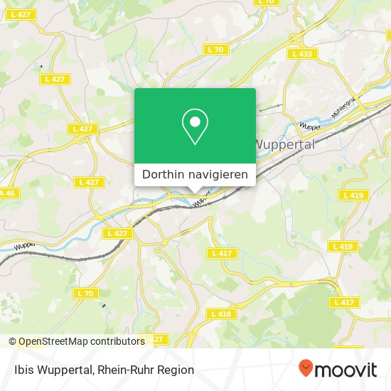 Ibis Wuppertal Karte