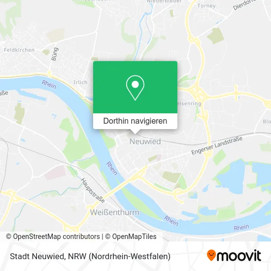 Stadt Neuwied Karte