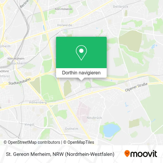 St. Gereon Merheim Karte