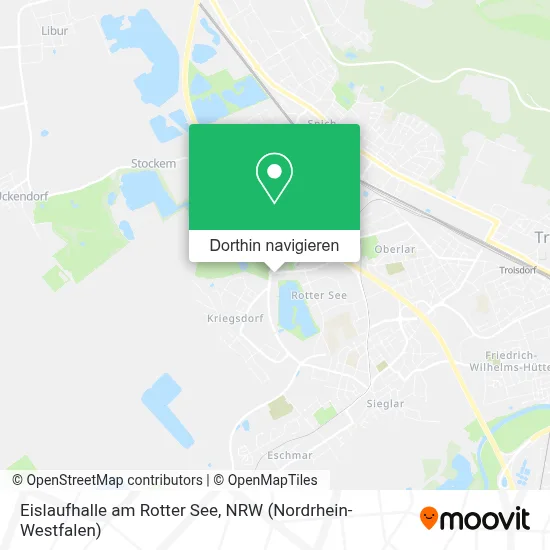 Eislaufhalle am Rotter See Karte