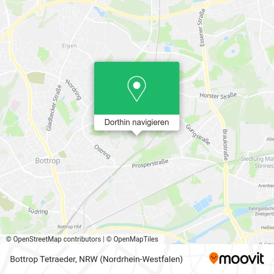 Bottrop Tetraeder Karte