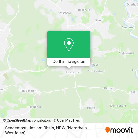 Sendemast Linz am Rhein Karte