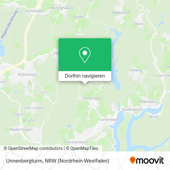 Unnenbergturm Karte