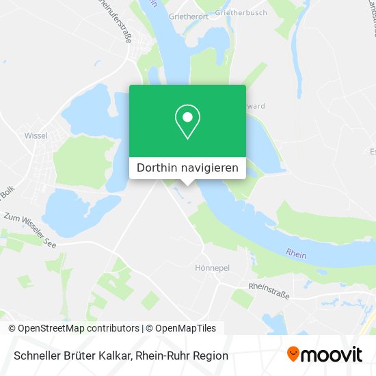 Schneller Brüter Kalkar Karte