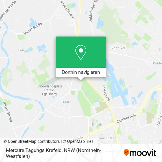 Mercure Tagungs Krefeld Karte