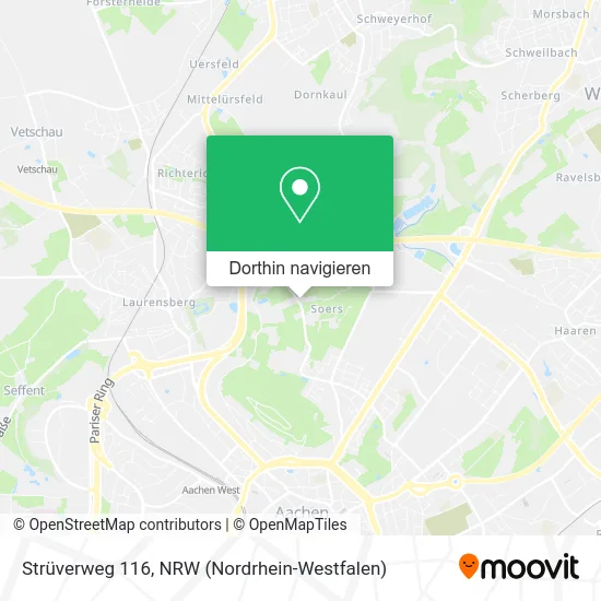 Strüverweg 116 Karte