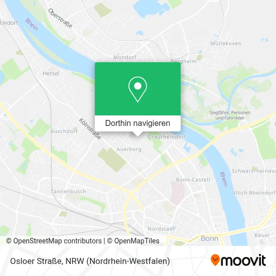 Osloer Straße Karte