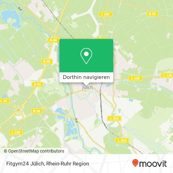 Fitgym24 Jülich Karte