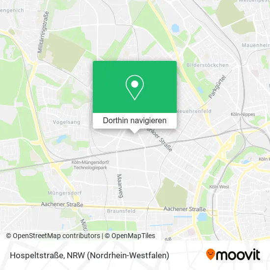 Hospeltstraße Karte