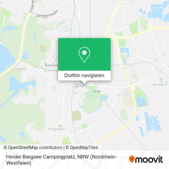 Heider Bergsee Campingplatz Karte