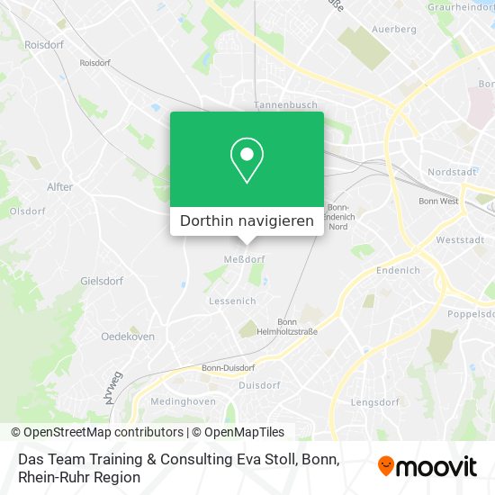 Das Team Training & Consulting Eva Stoll, Bonn Karte